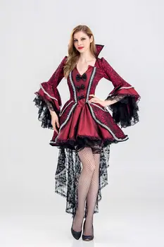 Noi Vampir Regina Vrăjitoare Rochie Fancy Costume Cosplay Sexy Rochii Pentru Femei de sex Feminin Petrecere de Halloween rândunicii Uniforma