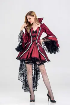 Noi Vampir Regina Vrăjitoare Rochie Fancy Costume Cosplay Sexy Rochii Pentru Femei de sex Feminin Petrecere de Halloween rândunicii Uniforma