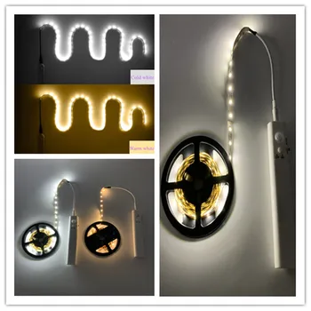 Nordic Design Senzor de Lumină Baterie lumina de Noapte de Mișcare fără Fir Minimalist Lampa de Noapte de Sub Pat lampa Dulap Dormitor