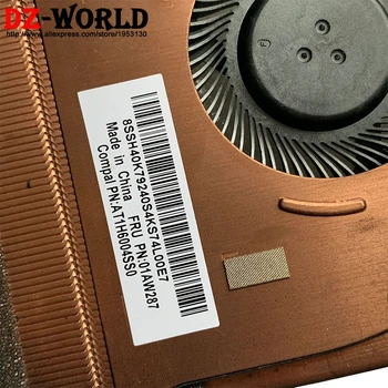Nou Original SWG Grafică Discretă Radiator GPU CPU Cooler Fan pentru Lenovo ThinkPad E560p Laptop 01AW287 01AW288 AT1H6004SS0