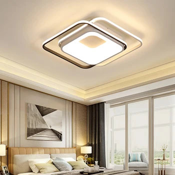 Noua, Moderna LED lumini plafon Cu Control de la Distanță Rotund/Pătrat Minimalism lampă de tavan Pentru Living, Dormitor, conduse de plafon lumina