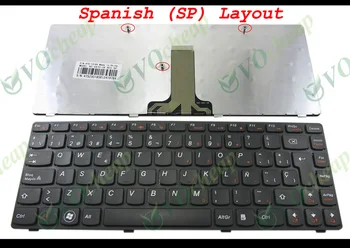 Noua tastatura Laptop pentru Lenovo B470 G470 V470 Negru cheia cadru Negru spaniolă SP Versiune - NSK-B60SC
