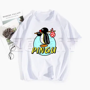Nu Noot Pingu Noot Meme Tricouri Bărbați Și Femei, cu Maneci Scurte Hip-Hop Rock Tricou Punk T-shirt Topuri de Vara