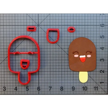 Nuggets de pui Cookie Cutter Set Fondant Cupcake Sus Cutter Personalizate Imprimate 3D Iepuras de Ciocolata Creioane colorate Decorare Tort Instrument