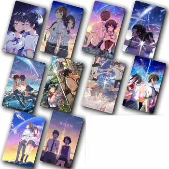 Numele tău Kiminonawa Anime Carte Autocolant DIY Decorare de Autobuz ID-ul rezistent la apa Card Autocolante Copii Jucării Clasice Autocolant 100 buc