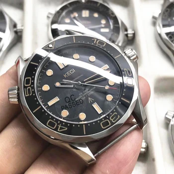 OMG-007 James Bond 1:1 ceas de TOP AAA de calitate Complet din oțel inoxidabil automat mechanical ceas Barbati bezel Ceramica Încheietura ceasuri