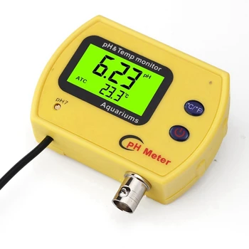 Online pH-Metru pentru Acvariu Piscină Acidimeter Calitatea Apei pH-ul Analizor de &TEMP Metru Hidroponice Spa-uri Monitor de Apă Senzor de Sonde