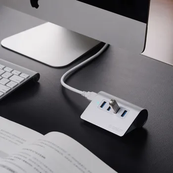 ORICO Hub USB 3.0 Super Speed 4 Porturi Micro Hub Usb Extern Splitter Portabil pentru Apple Macbook Air Laptop PC Tablete Hub