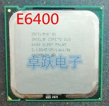Original Intel Core 2 Duo E6400 procesor Desktop CPU 2M Cache, 2.13 GHz, 1066 MHz FSB transport gratuit