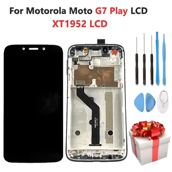 Original Pentru Motorola Moto G7 Juca Display LCD XT1952 Ecran Digitizer Înlocuirea Ansamblului Pentru Motorola G7 Juca Cu Cadru