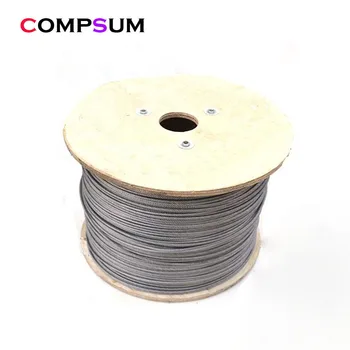 Oțel, PVC Acoperit Sârmă Flexibilă Frânghie moale Cablu Transparent din Oțel Inoxidabil Sârmă cu Diametrul de 0.8 mm, 1mm, 1.5 mm, 2mm 3mm