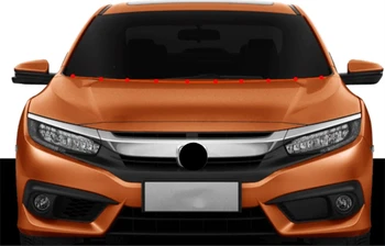 Parbriz izolat fonic banda de mijloc consola panoului de decalaj de sunet de etanșare benzi Pentru Honda Civic 2016-2018 data de 10 Gen Sedan