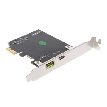 PCI-E Express La USB 3.1 Tip-C-C USB Plug Încărcător de Putere de Expansiune Card Adaptor