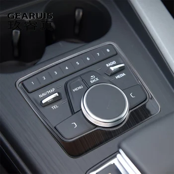 Pentru Audi A4 B9 A5 Accesorii Auto Control pentru schimbarea vitezelor panoul de Cana de Apa Titularul Styling benzi decorative de Interior Capacul ornamental Autocolant