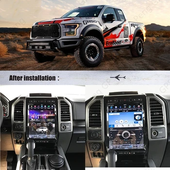Pentru Ford F150 Raptor-2019 Auto multimedia player Tesla ecran Android PX6 Radio stereo Nici un DVD de Navigație GPS Capul unitatea Audio