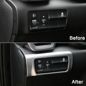 Pentru KIA Sportage 4 2016 2017 2018 2019 2020 ABS Auto Frontal Lumina Lămpii Reglați Butonul Comutator Capac Ornamental de Interior Accesorii