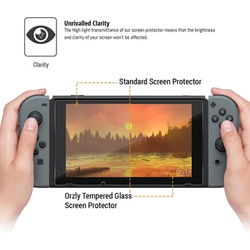 Pentru Nintendo Comutator de Înaltă calitate Pachet De Ultra-clare Claritate de Cristal de Sticlă Pentru Nintend Comutator Temperat Pahar Ecran Protector