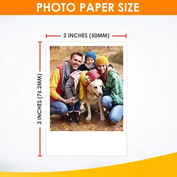 Pentru Polaroid Instax 2x3 Inch Premium ZINK Film de 20 de Coli Hârtie Foto Pentru Touch Snap Z2300 SocialMatic Instant Photo Printer