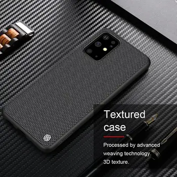 Pentru Samsung Galaxy S20 Plus Caz Nillkin 3D Texturate din Nailon PC Slim Capacul din Spate Margine Moale Caz de Telefon pentru Samsung S20/S20 PLUS Caz
