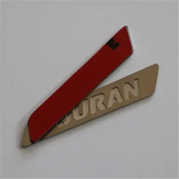 Pentru Touran Speciale din oțel inoxidabil mâner eticheta de patch-uri de culoare de ridicare scaunului cheie autocolant decorativ de styling auto 2 buc / lot