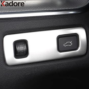 Pentru Volvo XC60 XC 60 2018 2019 2020 Mat Frontal Lumina Lămpii Reglați Comutatorul Butonul de Control Capac Ornamental de plastic. Cadru