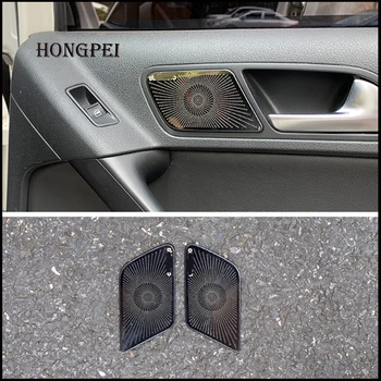 Pentru VW Tiguan 2009-Interior Portiera Un pilon Mâner Spate Difuzor Capacul Autocolant Tapiterie Auto Styling accesorii Auto