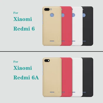 Pentru Xiaomi Redmi 6 6A Caz Autentic Nillkin Caz de Înaltă Calitate Super Frosted Shield Greu PC-ul de Afaceri Capacul din Spate Pentru Xiaomi Redmi6A