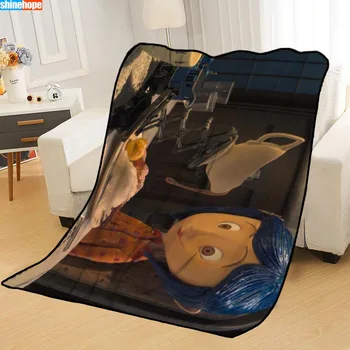 Personalizat Coraline Pături pentru paturi arunca pătură pătură moale de vară pătură anime pătură pătură de călătorie