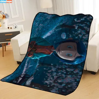Personalizat Coraline Pături pentru paturi arunca pătură pătură moale de vară pătură anime pătură pătură de călătorie