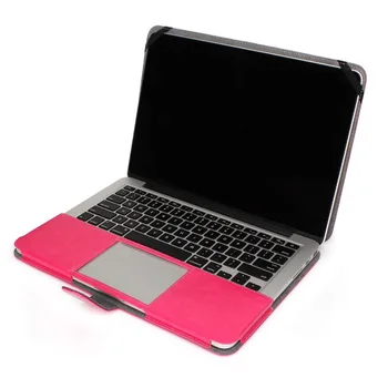 PFHEU,Pentru Apple Macbook Air 11 13 PU Geantă din Piele,noi Pro A1706 A1708 A1707,Pro Retina 12 13 15 inch,Flip Stand Laptop acoperi caz
