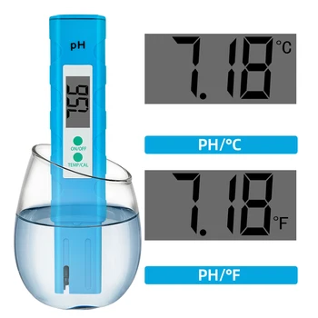 PH-metrului Digital LCD de Buzunar Pen PH-ului cu electrod de Înaltă Precizie 0.01 pentru Acvariu de Apă Piscină Monitor Tester PH-40% reducere