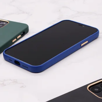 Piele Caz pentru iPhone 12 Pro Max mini 11 Xs Xr X 7 8 Plus High-end de Moda de Lux Premium Cazuri de Telefon din Piele PU de Acoperire