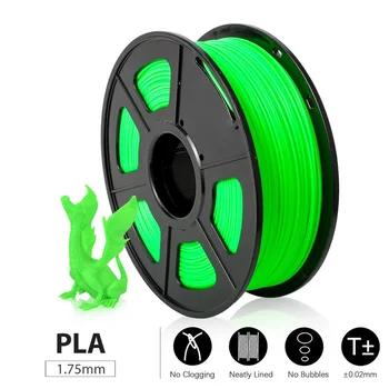 PLA Filament 1kg 1,75 mm Toleranta +/-0.02 mm Nici o Bulă Bună Rezistență Non-toxice Material de Imprimare pentru FDM Imprimantă 3D și Pen