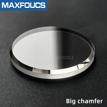 Plat 28*2.8 mm SKX013 SKX015 Safir de sticlă cu chamfer Bevel edge AR-strat ceas cristal Piese pentru Seiko brand