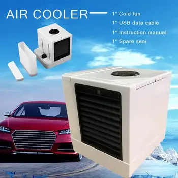 Portabil de Aer Conditionat Mini Ventilator Spațiu Personal Fan Cooler USB Arctic Cooling Rapidă Modalitate Ușoară de A Rece Ventilator Pentru Hom 7 Culori