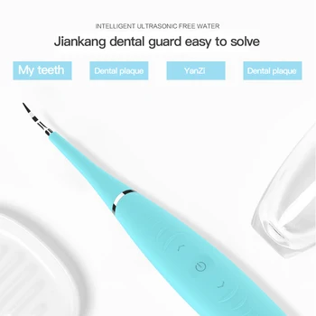 Portabil Sonic Dinte Calcul Remover Albire Orală Curat Aparat Electric Cu Ultrasunete Petele Dentare Tartru Placa Detartraj Instrument