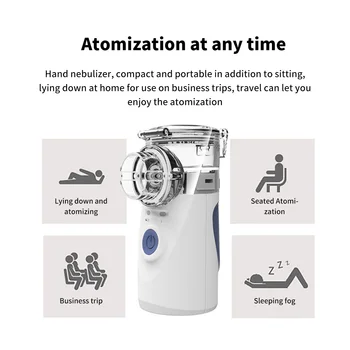 Portabil USB cu Ultrasunete Nebulizator Portabil Mini Nebulizator Ultrasonic Inhalator pentru Astm Mașină Baterie Multifunctionala