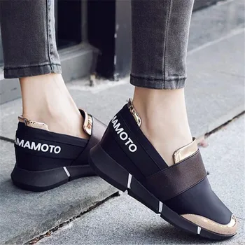 Primăvara și toamna noi Respirabil femei de moda casual adidasi pantofi plat non-alunecare superficială gura pantofi casual