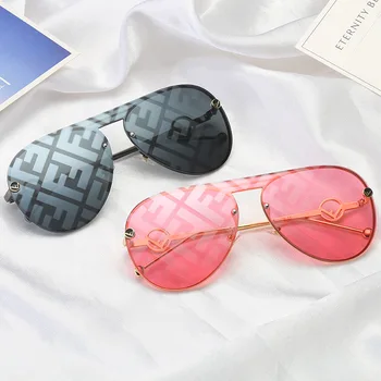 Proaspăt Linie de ochelari de Soare moda Locul ofertei Interblocare lentile cu F litera ochelari de soare unisex