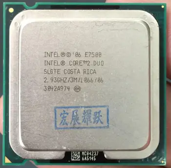 Procesor Intel Core 2 Duo E7500 LGA775 Desktop CPU Intel unitate centrală de procesare