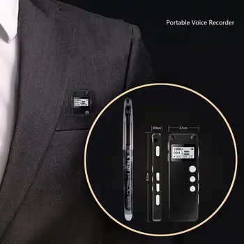 Profesionale Activat de Voce Digital Audio Recorder de Voce 8 GB 16G USB Pen Anularea Zgomotului în Timp Record Protecție cu Parolă V31