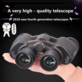 Profesionale binoclu Mare ocular vânătoare telescop cu unghi larg de călătorie binoclu lll viziune de noapte HD lung interval de zoom