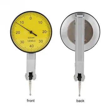 Profesionale Precizie 0,01 mm Maneta Cadran Indicator de Testare Instrument de Metru Kit Gage cu Gri Caz