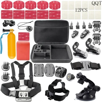 QQT Pentru Gopro Accesorii kit de montare pentru gopro hero 7 6 5 4 3 pentru xiaomi yi 4 K pentru pentru SJCAM SJ4000 pentru sj5000 camera Sport