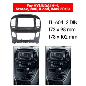 Radio auto Fascia Cadru Kit Pentru HYUNDAI Starex/ H1+ Radio Stereo Audio Bezel Angel Panou Capitonaj Bord Din Dublu Kit de Montare