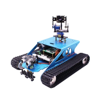 Raspberry Pi G1 Inteligent Rezervor Kit Robot cu Camera WiFi DIY de Urmărire de Evitare a obstacolelor Masina pentru Raspberry Pi Model 4B/3B+
