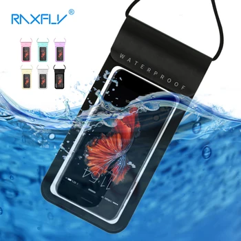 RAXFLY Universal Impermeabil Caz Pentru iPhone 11 Pro XS XR X 8 7 Plus Samsung S10 S9 S8 Acopere rezistent la Apă Sac Husă Telefon Mobil