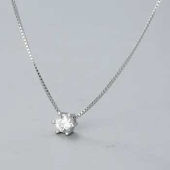 REETI Nou-veniți real Argint 925 Cristal Coliere Pandantiv Fierbinte de Vânzare Pură Bijuterii de Argint pentru Femei