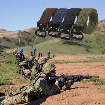 Reglabil Mens Centura Militară Curea de Nailon în aer liber multifunctional de Formare Centura ceintures accesorii în aer liber