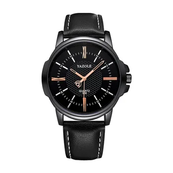 Relogio masculino YAZOLE de Lux de Brand de Moda de Top Barbati Ceas Negru Afaceri de Ceasuri de mână din Piele Trupa Bărbați Ceas reloj hombre
